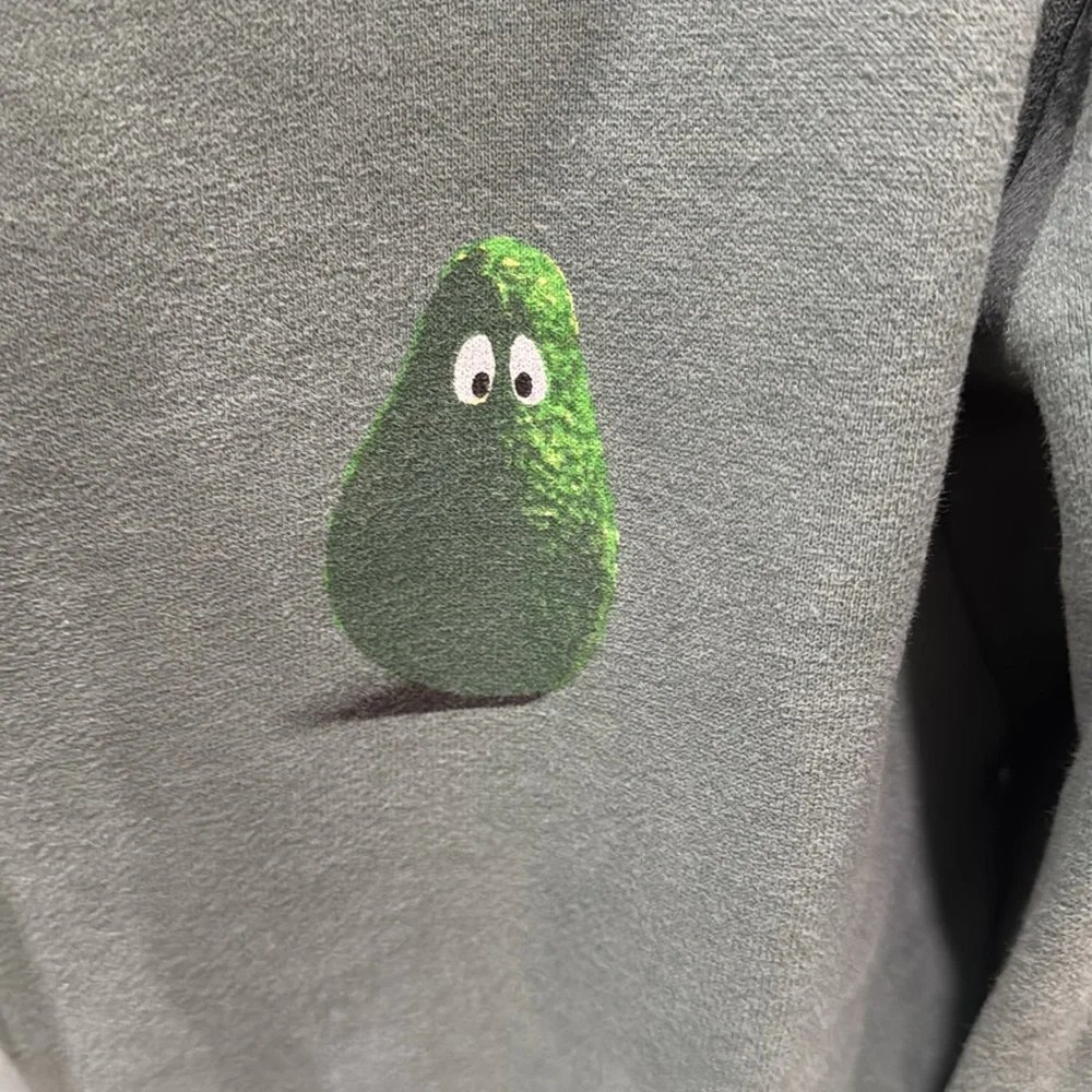Marine Layer Green Hoodie with Avocado Patch - Picture 4 of 6
